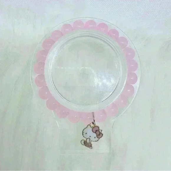 Hello Kitty Pink Beaded Bracelet - Picture 4 of 6